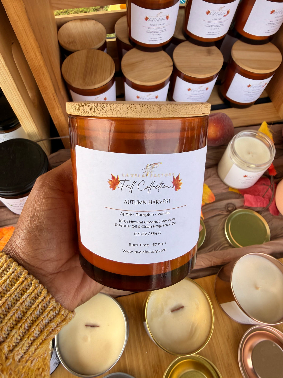 Fall & Winter Cotton Wick Candles
