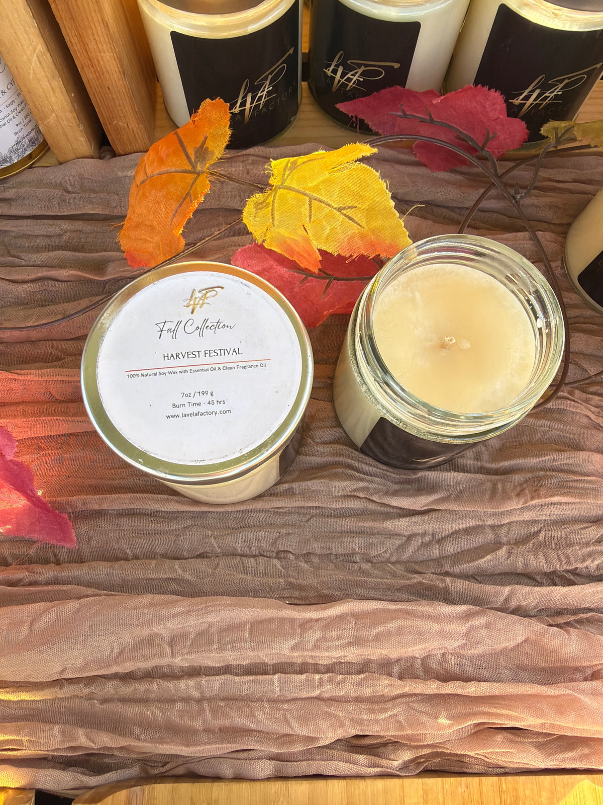 Fall & Winter Cotton Wick Candles
